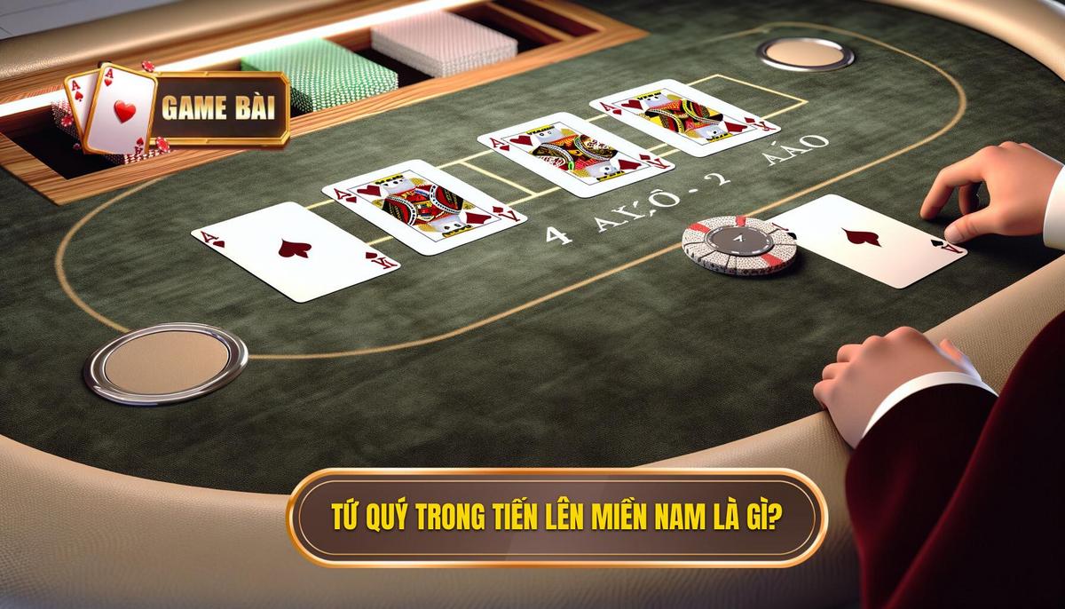  Bài tứ quý trong tiến lên miền nam là gì_