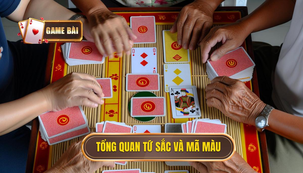 Bí Quyết Cách Đánh Bài Tứ Sắc Bách Chiến Bách Thắng: Chiến Thuật Từ A Đến Z 1 1. Tổng Quan Về Bài Tứ Sắc_ Giải Mã Bộ Mã Màu