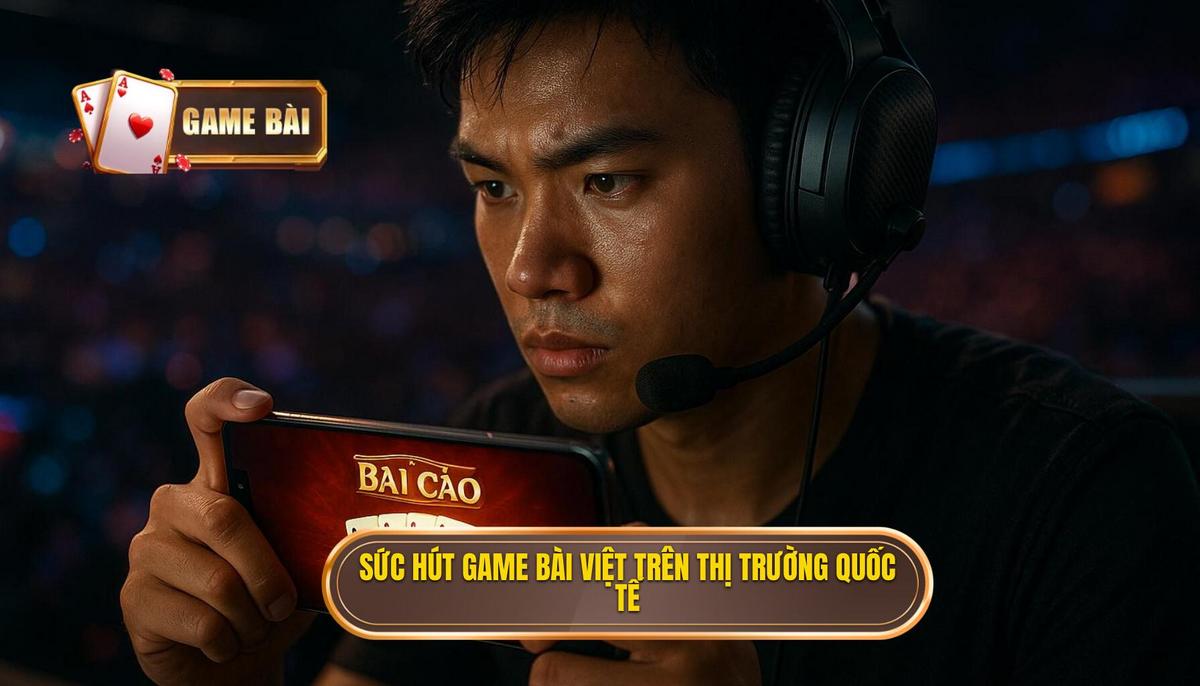 Sức hút của phân khúc top game bài Việt trên thị trường quốc tế