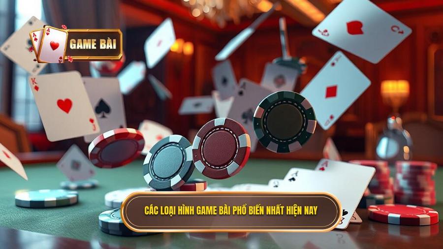 2. Các loại hình game bài phổ biến nhất hiện nay