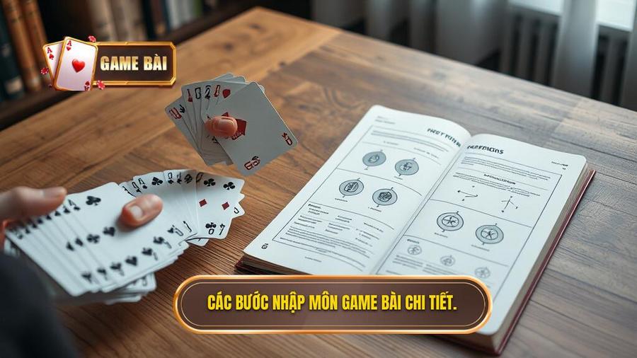 3. Các bước nhập môn game bài chi tiết.