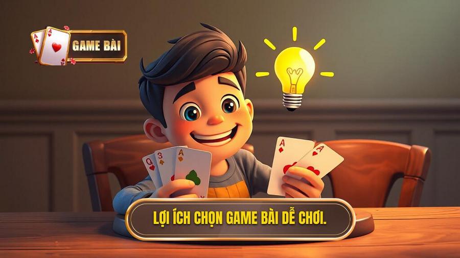 Tại sao nên lựa chọn game bài dễ chơi nhất khi mới bắt đầu?