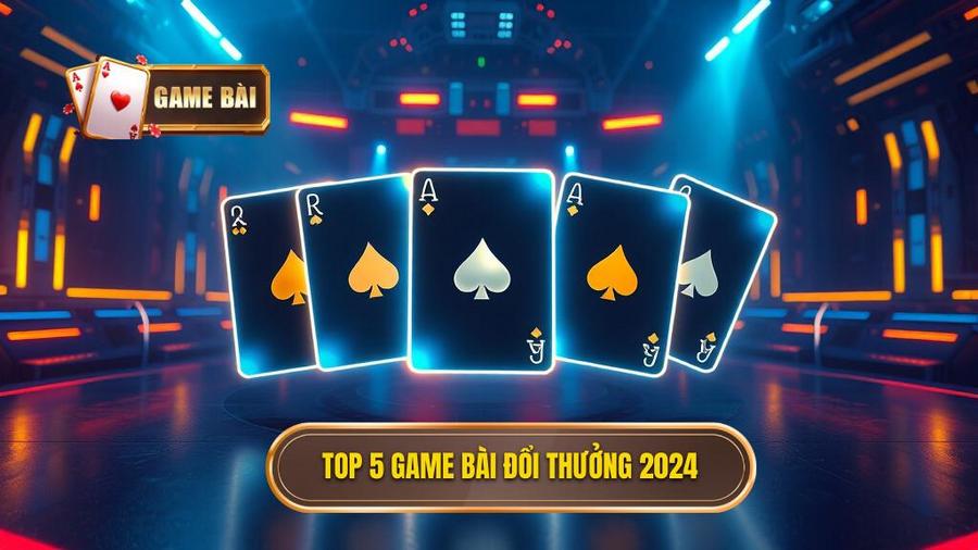 Top 5 game bài đổi thưởng nhiều người chơi nhất năm 2024