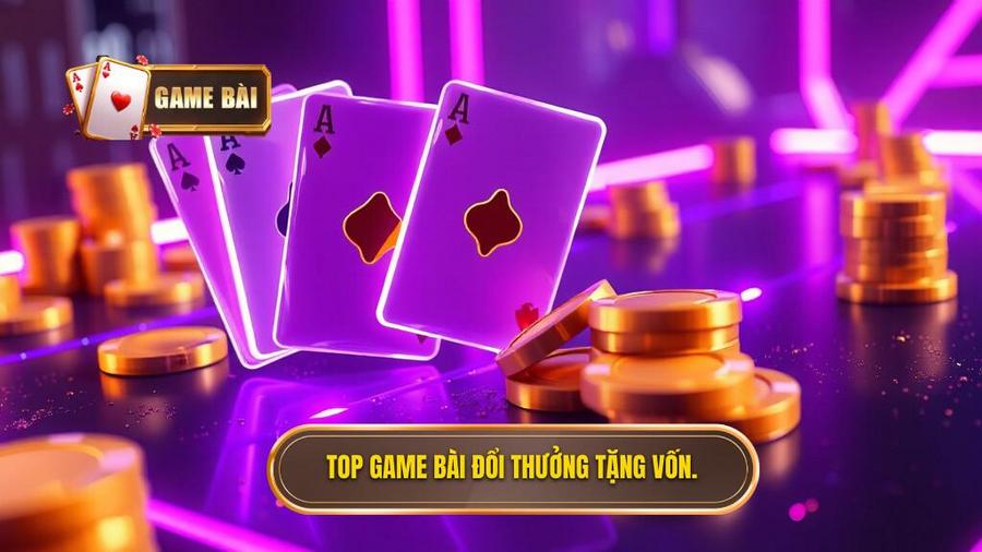 Danh sách Top game bài đổi thưởng tặng vốn đáng chơi nhất hiện nay